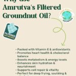 Amrutva Filtered Groundnut Oil in 5 Litre Jar - best cooking oil for you