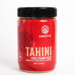 Creamy white tahini made from toasted sesame seeds. Perfect for hummus; dips; and dressings. Gluten-free and packed with essential vitamins and minerals.
