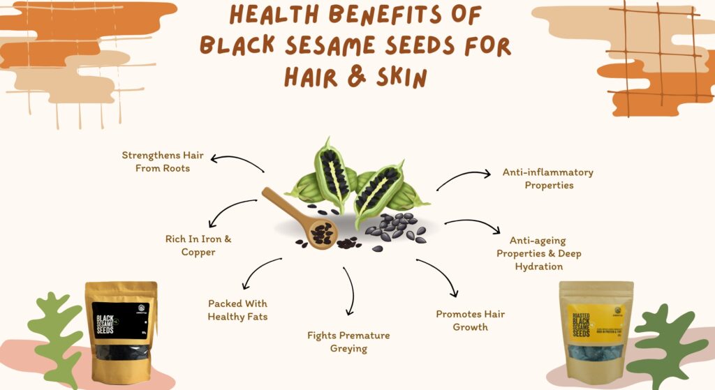 Black Sesame Seeds: Health Benefits for Hair and Skin
